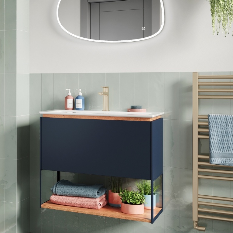 Crosswater Drift Brushed Brass Basin Monobloc Sanctuary Bathrooms